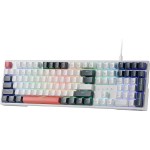 خرید کیبورد Redragon Trundle - سوییچ مکانیکی قرمز با قابلیت تعویض سریع - سفید/سیاه/نارنجی